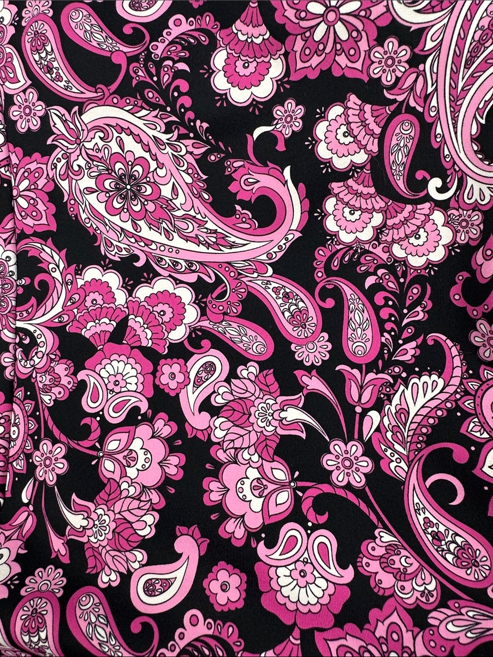 Simon Chang Black and Pink Paisley One-Piece Swimsuit - Picture 8 of 16